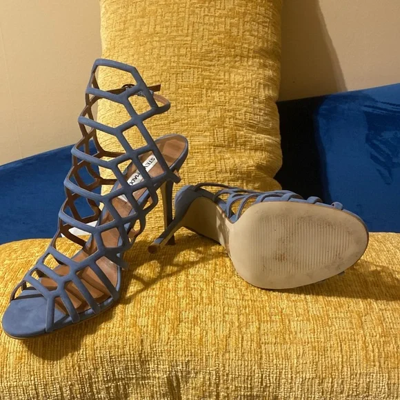 Steve Madden Light Blue Slithur Heels size 8 - Picture 8 of 10